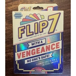 Flip 7 With a Vengeance Strategy Card Game USAopoly 3-8 Players NEW
